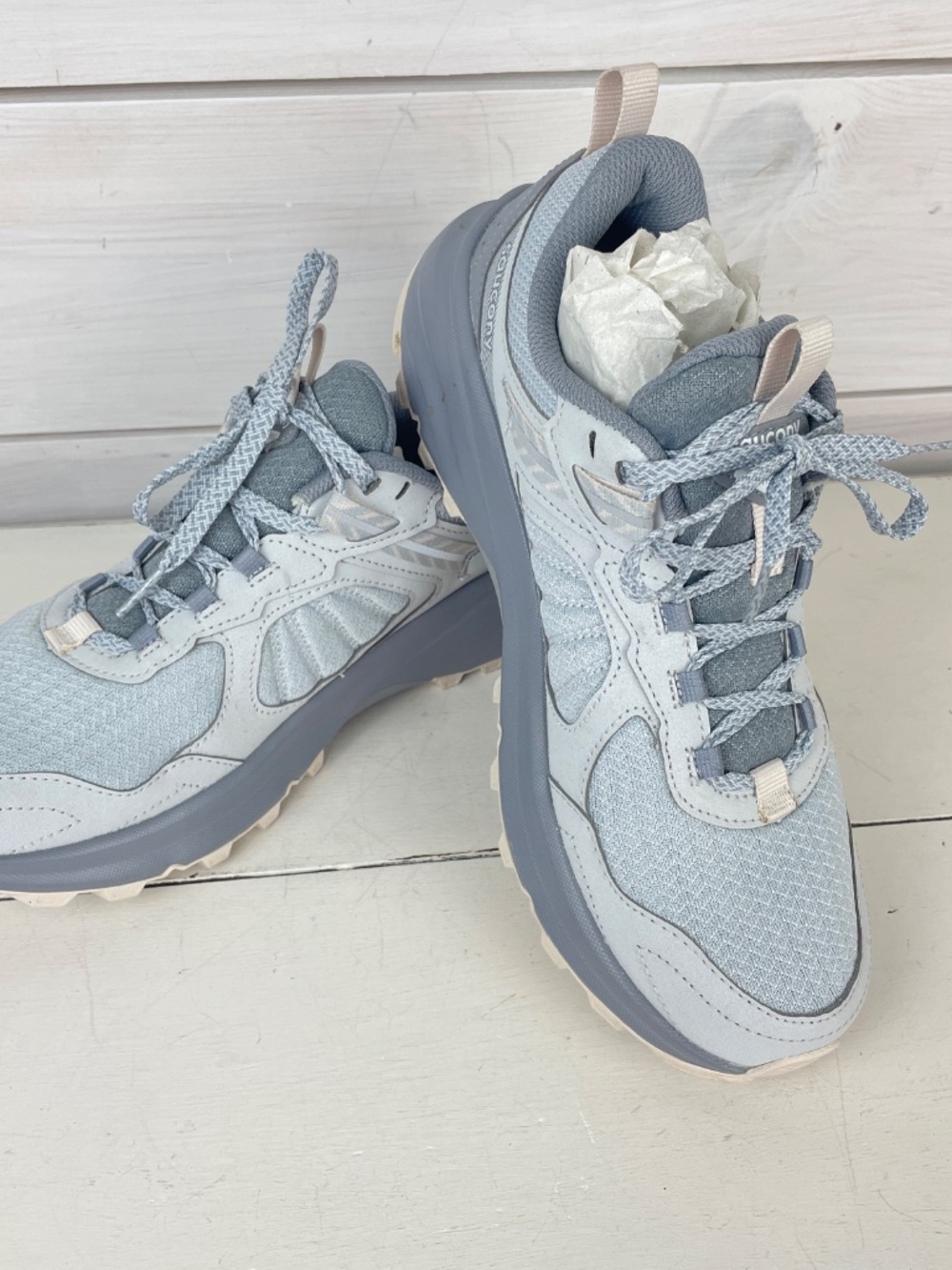 Saucony Excursion TR17 Blue Cloud Flint Sneakers Womens Size 9.5
